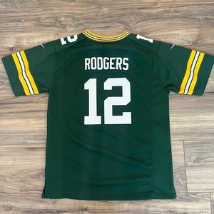 Youth Green Bay Packers Aaron Rodgers Nike Green Game Jersey, Large